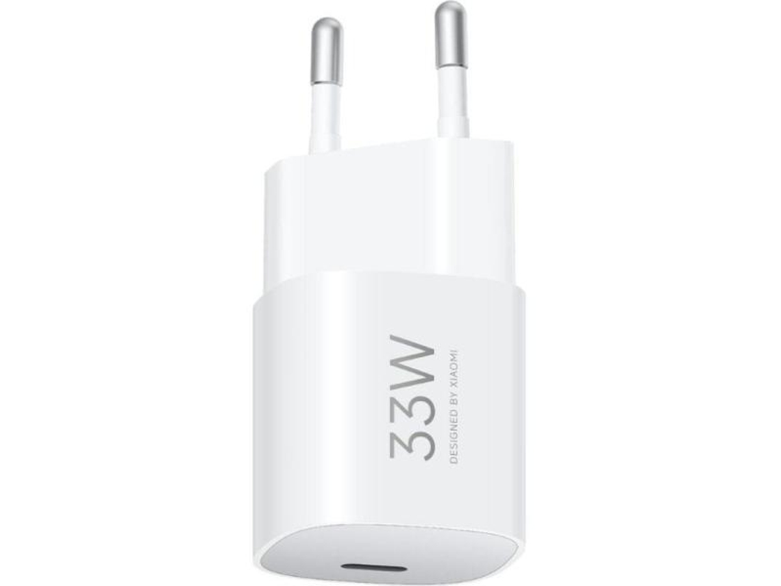 Cargador de Pared Gan XIAOMI 33w Nano Power Adapter 1xub Tipo c 33w