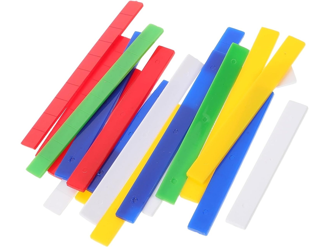 Régua aritmética Montessori de plástico, conjunto com 1 unidade para crianças.
