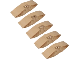 Saco de papel de reposição de 5 litros para aspiradores verticais Karcher WD3, WD3 Premium, etc. Zeuxo