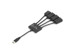 Conector Hub Usb 2.0 Micro Usb Host Otg De Carga Multifuncional (distribuição De Carga Host Otg)