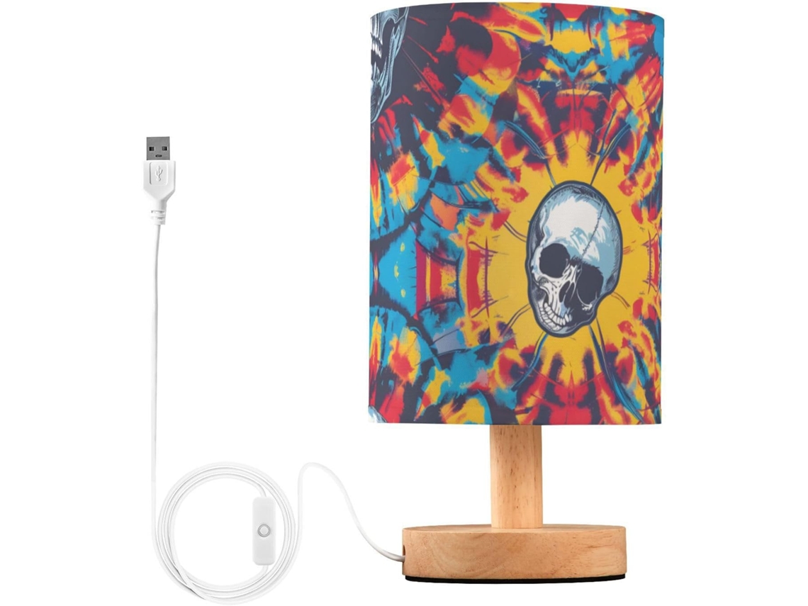 Luminária De Mesa Mnsruu Para Quarto E Sala Estar, Luminária De Cabeceira Espiral Com Portas Carregamento Usb