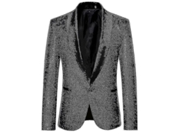 2026 chaqueta Casual de Secuencias para Hombre Traje de Celebración Bodas