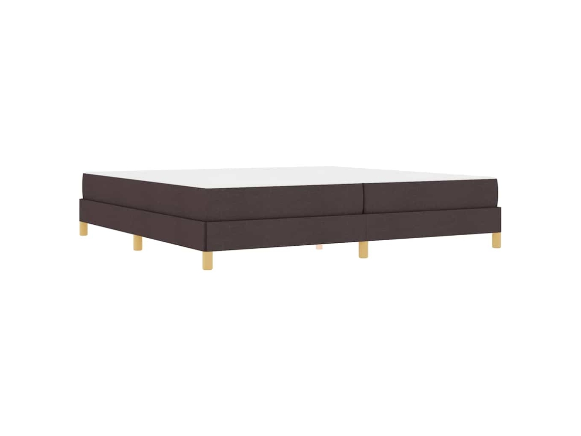 Conjunto 1 Cama Box Vidaxl Castanho Tecido (200 X 200 Cm)
