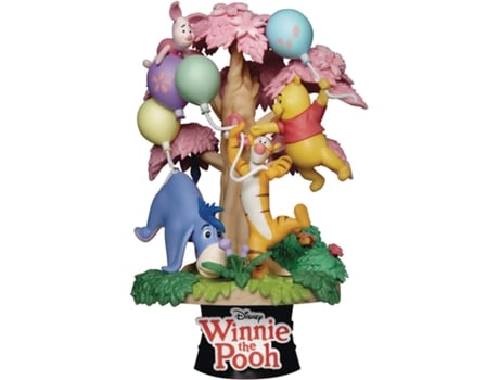 Figura Diorama Winnie The Pooh e Os Seus Amigos com Balões Disney 16 Cm
