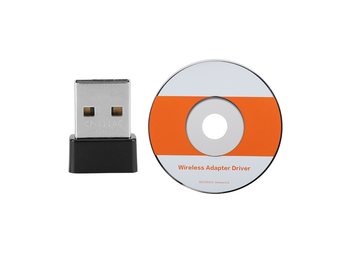 Placa De Rede Sem Fio Usb De Duas Bandas De 650mbps Cf 811ac Comfast Mac650m