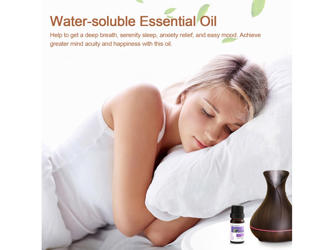 Óleo Aromático Essencial Solúvel em Água 10ml LAXISCREED, para difusor e humidificador