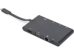 Docking Station DIGITUS DA-70865 em Preto