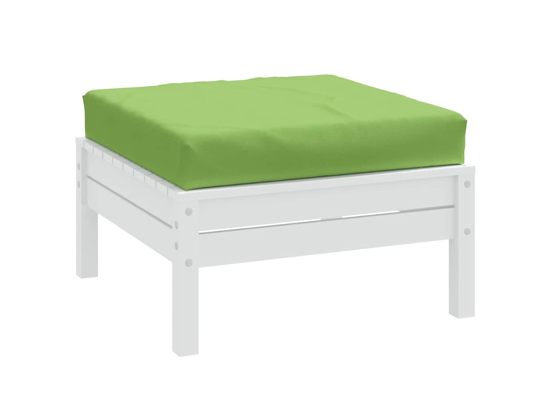 Vidaxl Almofadão P/ Paletes 60x60x9,5 Cm Mesclado Tecido Verde