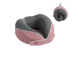 Travesseiro De Viagem Em Espuma Viscoelástica, Com Função Suporte Ergonômico, Ideal Para Viagens. Aquaforge