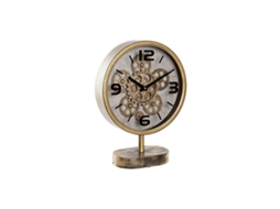 Relógio de Mesa DKD HOME DECOR Engrenagens Ferro Dourado (30x12x41cm)