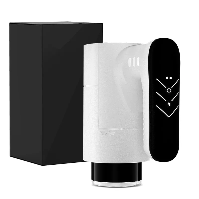 (branco) Vibrador Vaginal Automático Retrátil De Silicone Para Homens, Adequado Para Sexo Anal, Sexo Oral, Estimulação Vaginal, Etc.