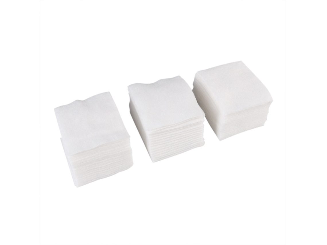 Parches de limpeza Business de algodão, flanela, altamente absorventes, pré-cortados, 6x7cm, para limpeza mecânica