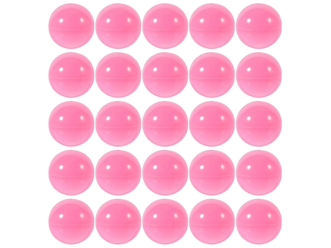 Omni 50 Bolas de Sorteo Aperturas para Fiesta Evento Juego Lotería Material Pvc Color Rosa Tamaño 4cm 4,00x4,00x4,00cm Rosa