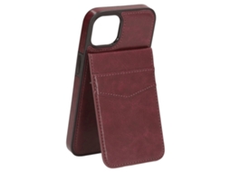 Capa Carteira Iphone 13 LAXISCREED Couro Magnético
