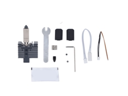 Kit de Extrusor Hotend Desmontável com Bico de Aço Endurecido 0.4mm para Bambu Lab X1 P1p