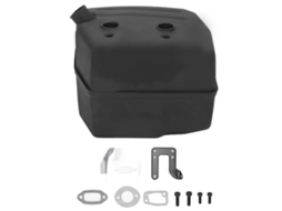 Kit Silenciador e Defletor de Escape para Husqvarna 61 268 272