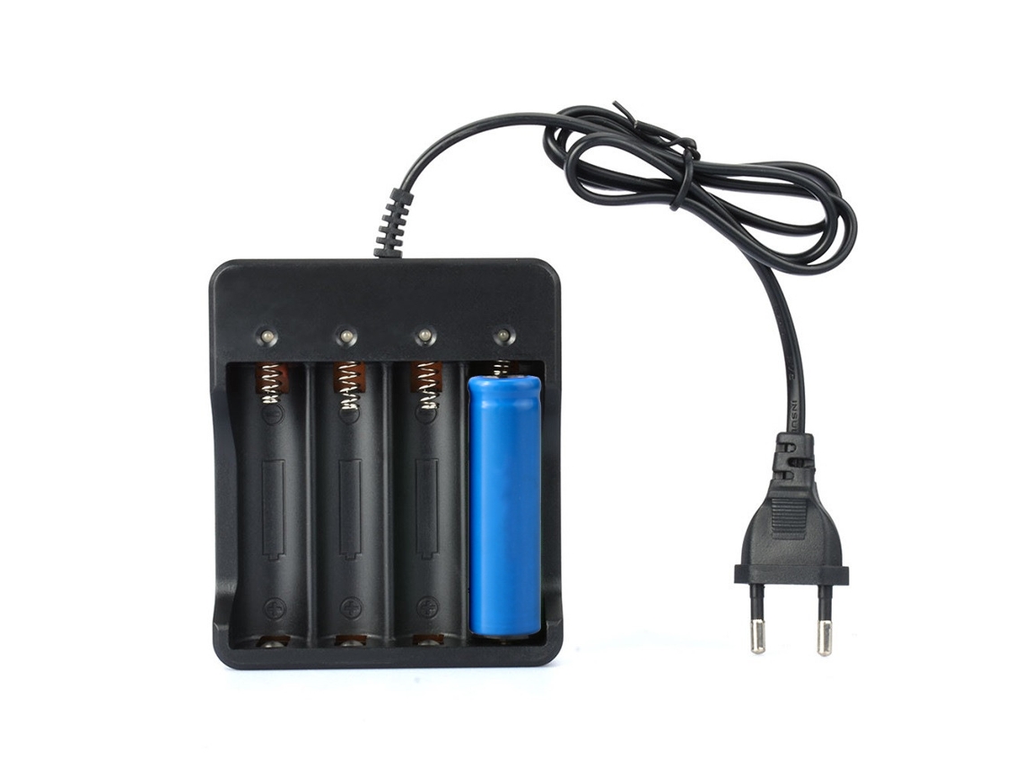 Lurelia Carregador De Bateria 4,2v 1a 110v 240v 18650 Para Baterias De Lítio