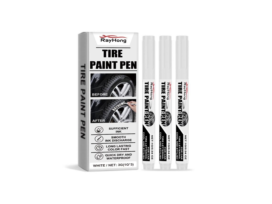 Caneta Branca para Pintura em Pneus