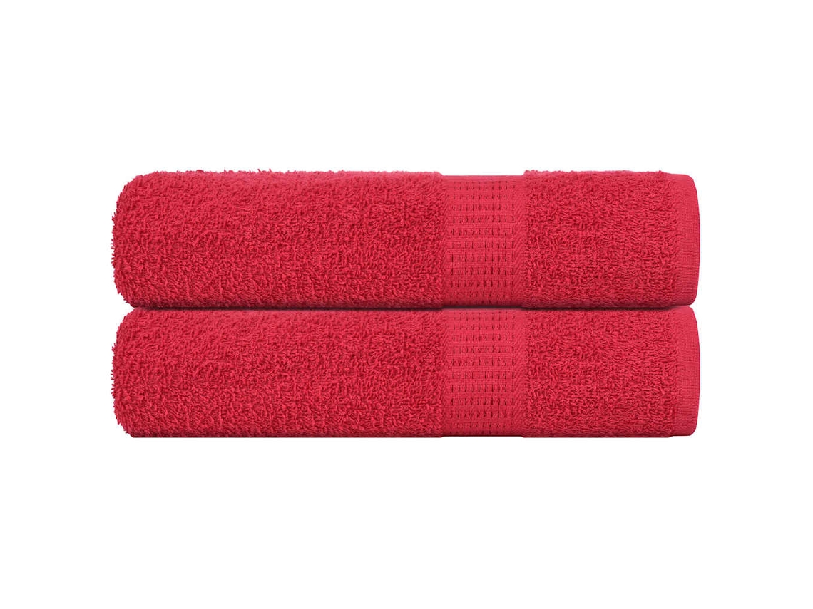 Shower Towel, Shower Towels Vidaxl Vermelho Algodão (70 X 140 Cm)