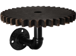 Prateleira de Parede Rústica em Ferro com Estilo Industrial. Multifuncional e Resistente, Ideal para CHABERLU