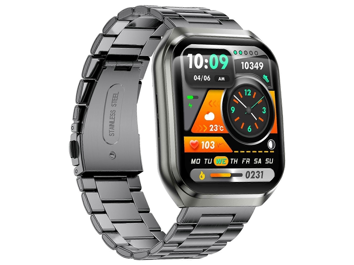 Smartwatch Mt66 Com Tela Curva Ips De 1,83 Polegadas E Bateria De 1000mah.
