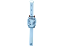 Ventilador Pessoal EIFSON com pulseira, 3 velocidades, recarregável azul EIFSON