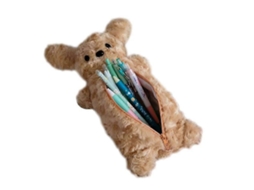 Estojo para Lápis, Pelúcia, Infantil AQUAFORGE