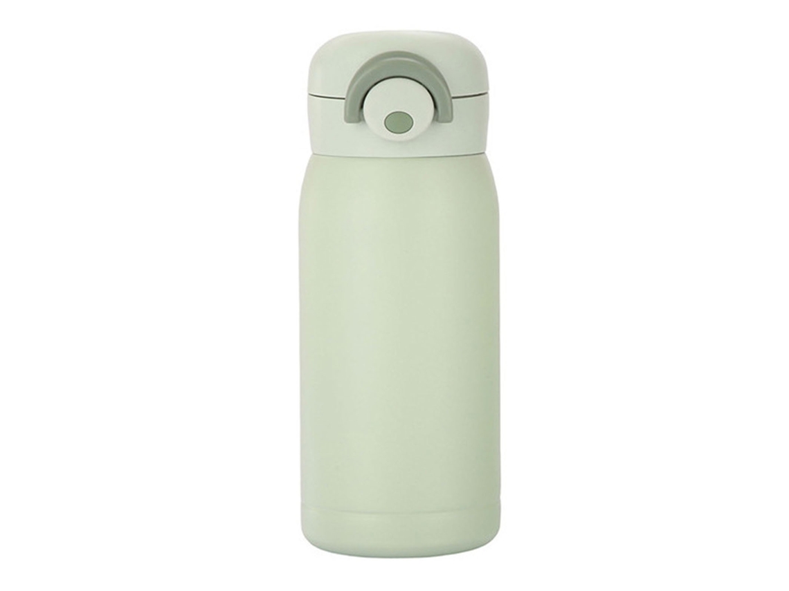 Garrafa Isolada Aço Inox 350ml Verde Claro