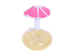 Suporte De Bebidas Flutuante Inflável Para Piscina, Banheira E Exterior, Cor Vermelha