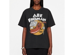 Rockinstone Ferris Bueller's Day Off Abe Froman 2 Solid Smoke Adult T-shirt Size:m