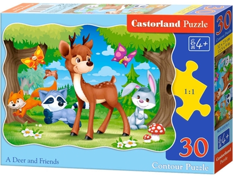 Puzzle  A Deer and Friends (30 Peças)