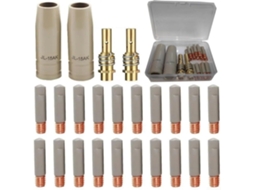 Mb-15ak 24 Alumínio 0,8 1,0 1,2 (conjunto De Bicos De Soldagem Mig Para Ligas De 0,8 Mm)