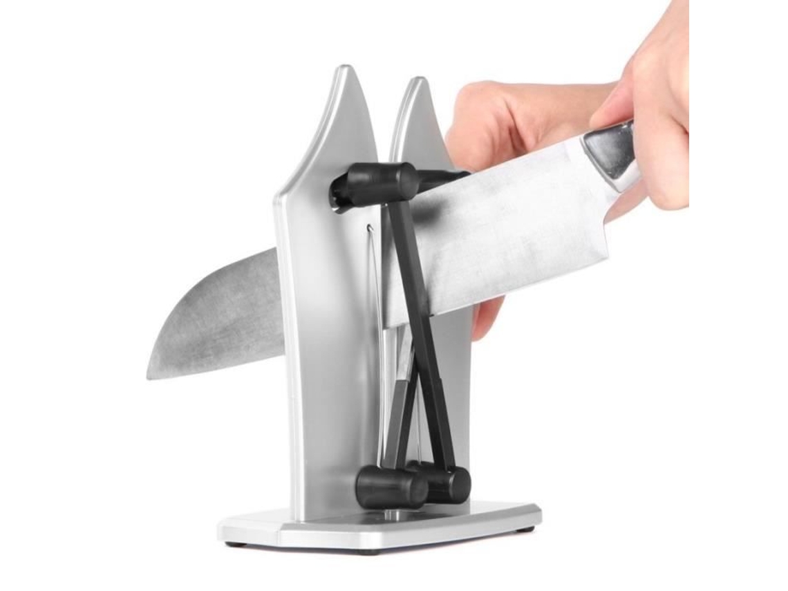 Afiador Rápido De Facas, Manual Utensílios Cozinha, Retificação Aço Tungstênio Para Polimento Lâminas Serrilhadas, Chanfradas E Pa Aquaforge