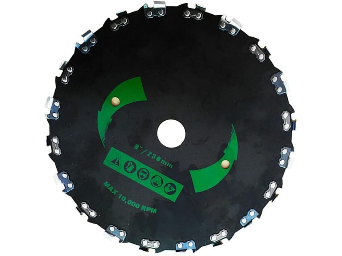 Lâmina Cortadora de Madeira Nikou 20 Dentes 9 Polegadas 230mm 10000 Rpm Aço para Motosserras 30cc E Superior