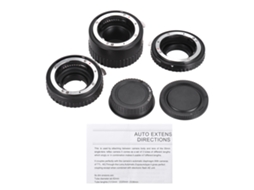 Conjunto De Tubos De Extensión Macro Mcoplus 3 Piezas 12mm 20mm 36mm Autoenfoque Para Lentes Nikon Af Y Cámaras Dslr