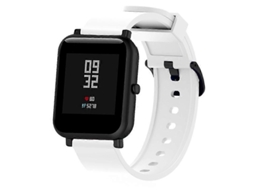 Pulseira Esportiva De Silicone Brilhante Para Relógio Huami Amazfit Bip Lite Versão 20mm