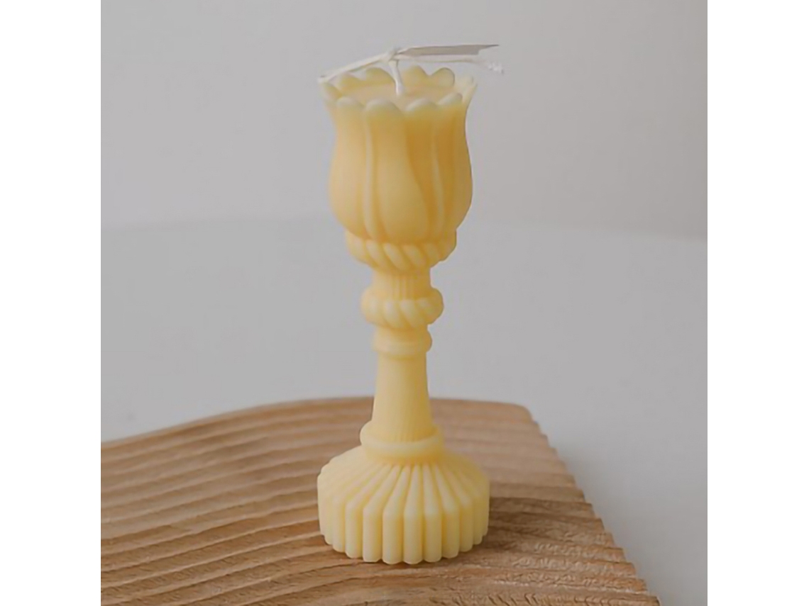 Vela Aromática Tulipa Amarela Camomila