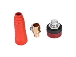 1 Peça Conector Rápido Dkj35-50 De Cabo De Solda Estilo Europeu Vermelho Adaptador De Conexão Rápida