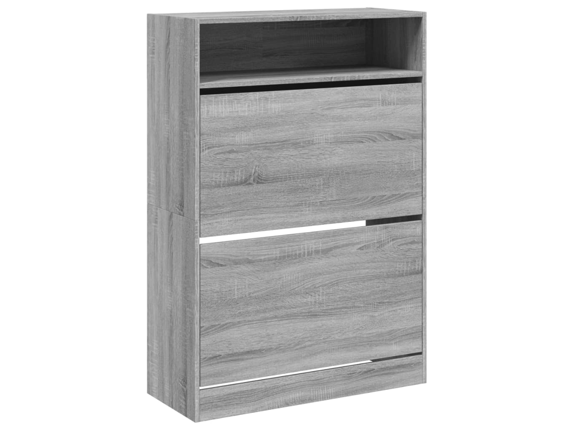 Shoe Cabinet, Shoe Cabinets Vidaxl Cinzeto Madeira Processada (n/a)