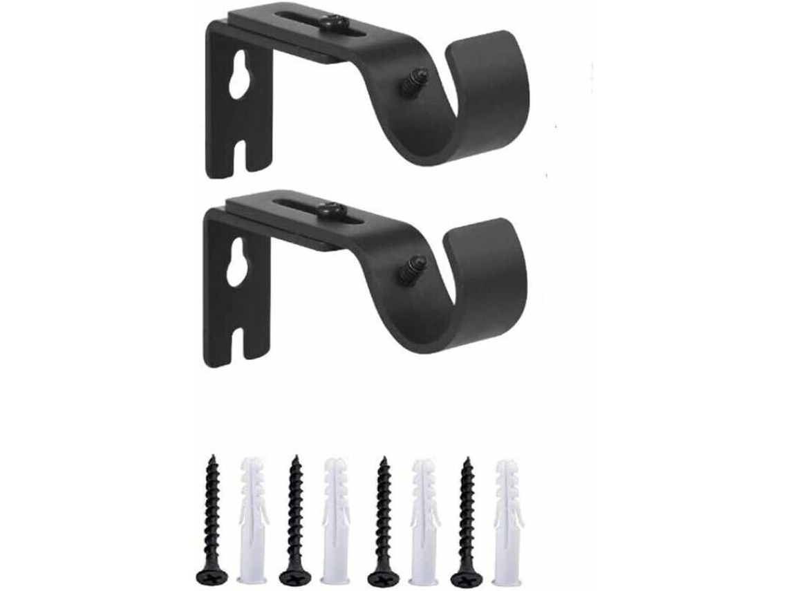 Suporte Duplo Para Varão De Cortina Wik, Han, Suportes Para Varão De Cortina Do Mesmo Estilo, Suporte Para Varão De Cortina Em Aço Inoxidável