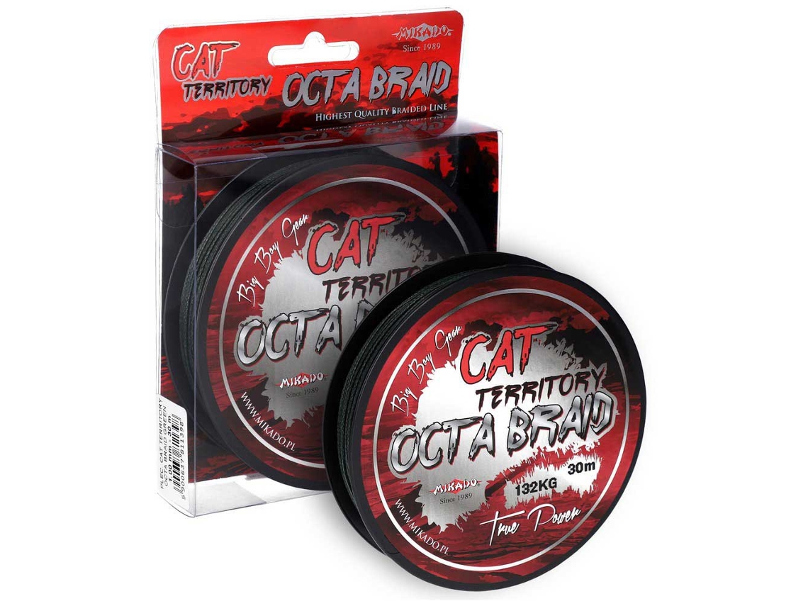 Linha Trançada Cat Territory Octa 30 M Verde 1.200 Mmmikado