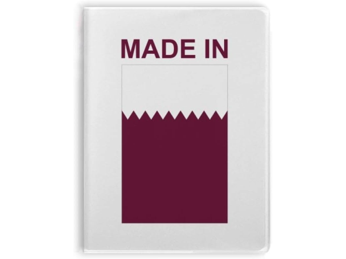 Feito No Qatar Country Love Carnet De Notas Com Sopa De Cobertura