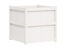 Garden Planter, Garden Planters Vidaxl Branco Madeira De Pinho (n/a)