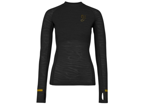T-Shirt de Mulher para Desporto JOHAUG Comprida Advance Tech Lã Preto (XS)