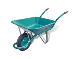 Carretilla obra verde 85 lt. rueda neumatica