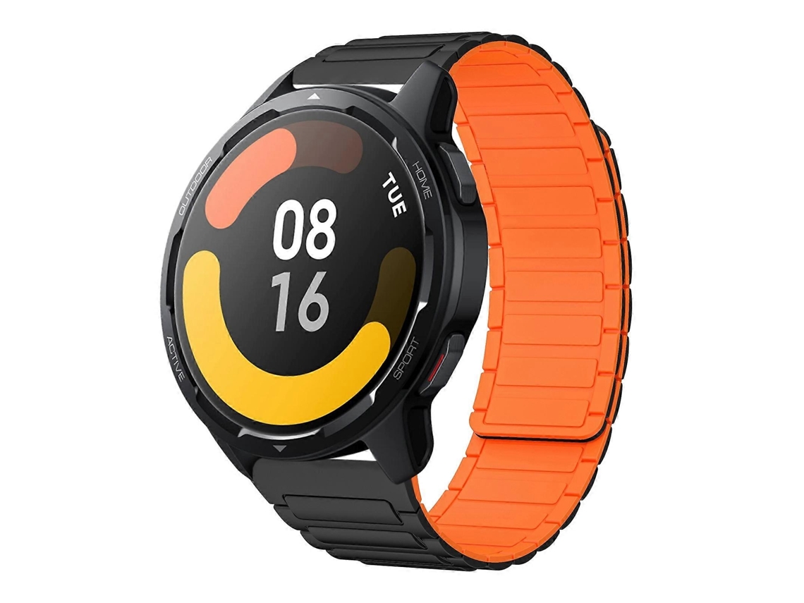 Pulseira De Silicone Magnética Em Formato De I De 22 Mm
