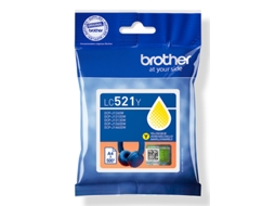 Tinteiro BROTHER LC521Y Amarelo