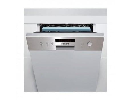 Máquina Lavar Louça Gds645Ix-14Tal Painel Parcial Glem Cor Inox