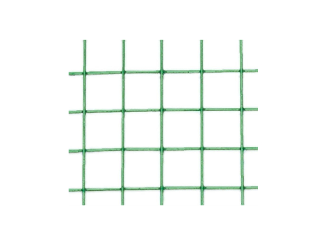 MALHA METÁLICA COM PLAST. 13mm - 0,9mm 1x25m