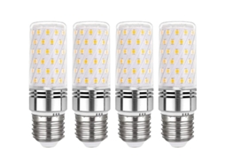 Lâmpada Led E27 12w Branco Quente 3000k 1450lm Equivalente A 100w Halógena Pacote De 4